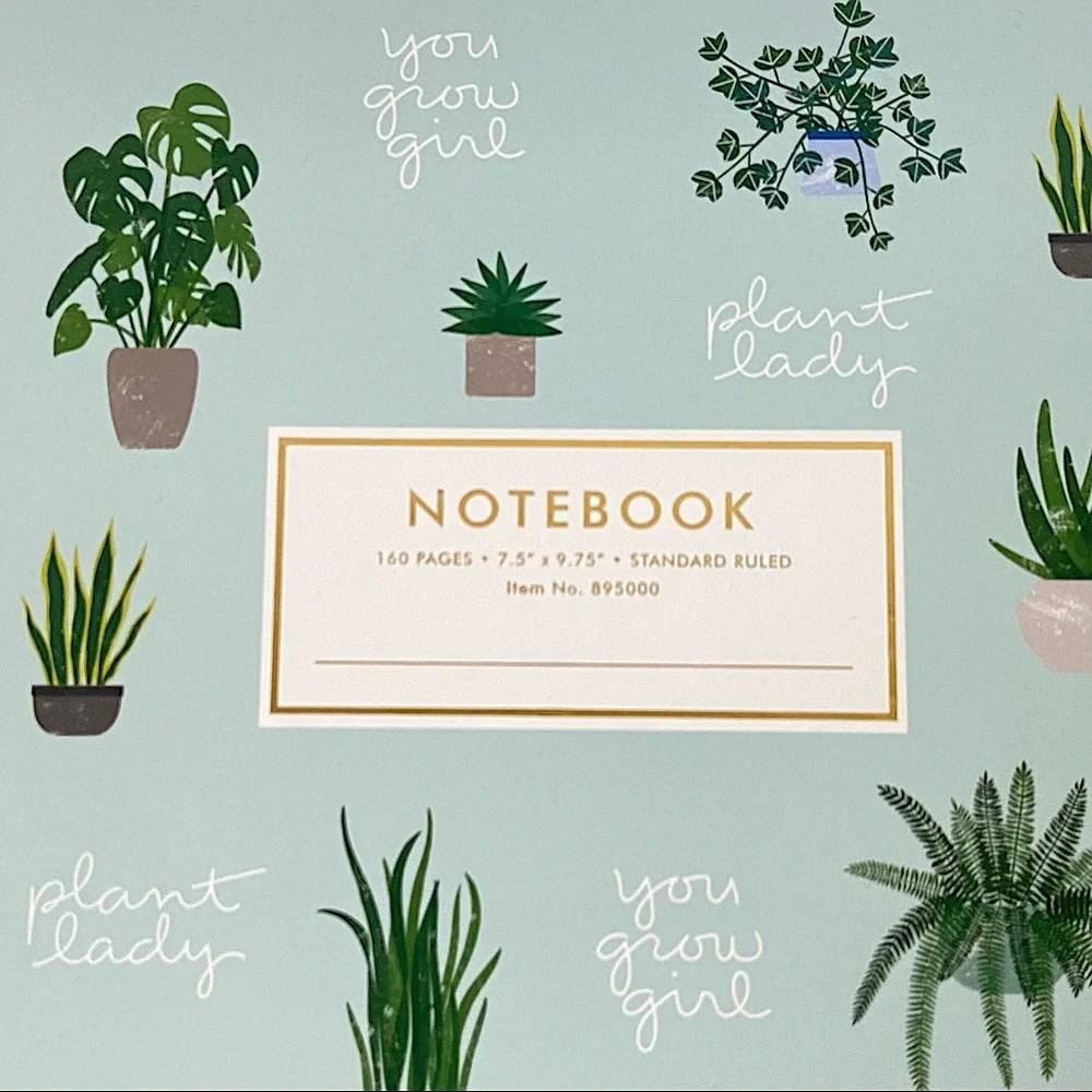 Fringe You Grow Girl Plant Lady Notebook